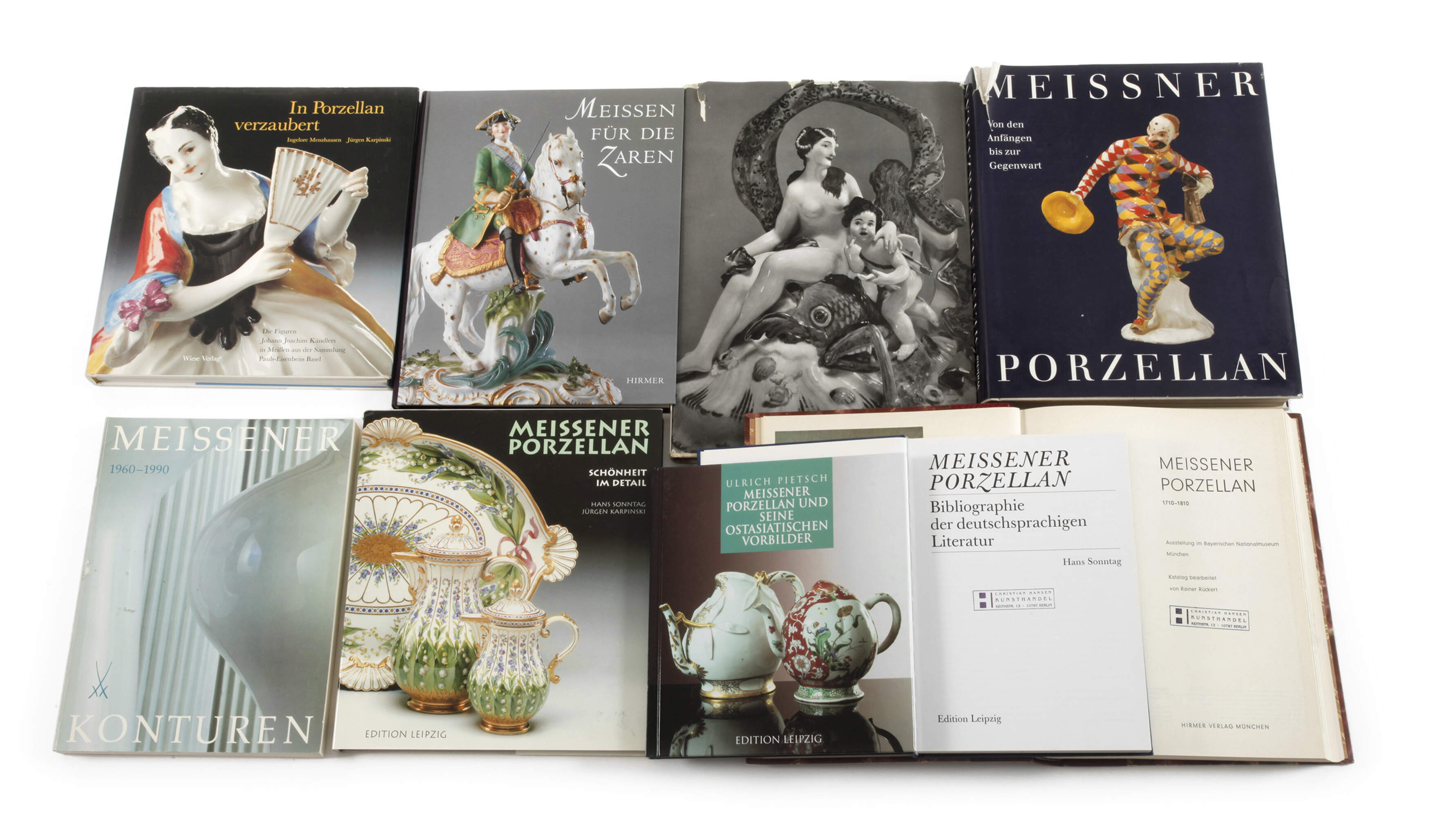 Konvolut Fachliteratur Meissener Porzellan