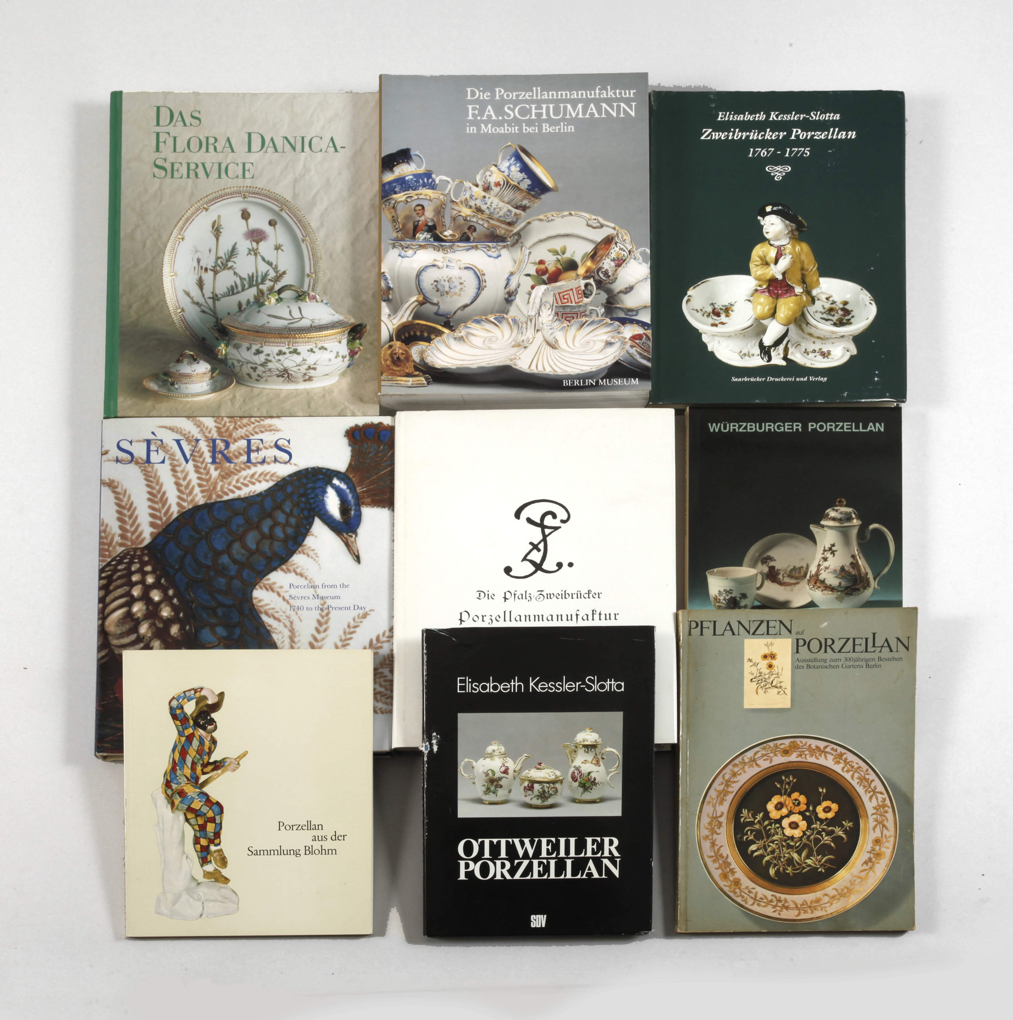 Konvolut Fachliteratur Porzellan