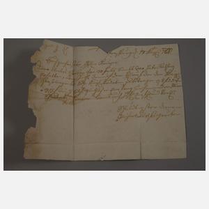 Konvolut historische Dokumente