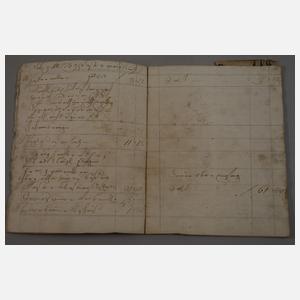 Konvolut historische Dokumente