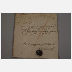 Konvolut historische Dokumente