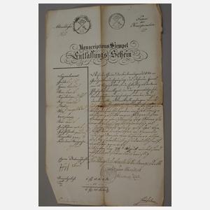 Konvolut historische Dokumente