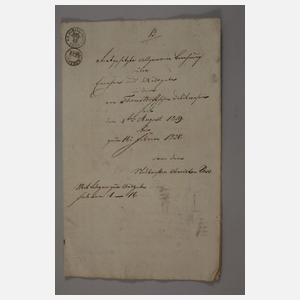 Konvolut historische Dokumente