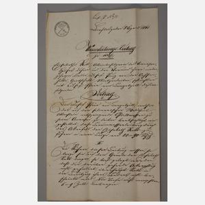 Konvolut historische Dokumente