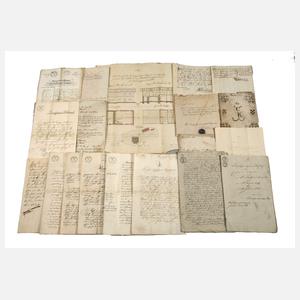 Konvolut historische Dokumente