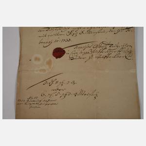 Historische Quittung Falkenstein