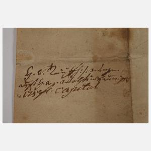 Historische Quittung Falkenstein