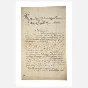 Historischer Erlass Treuen