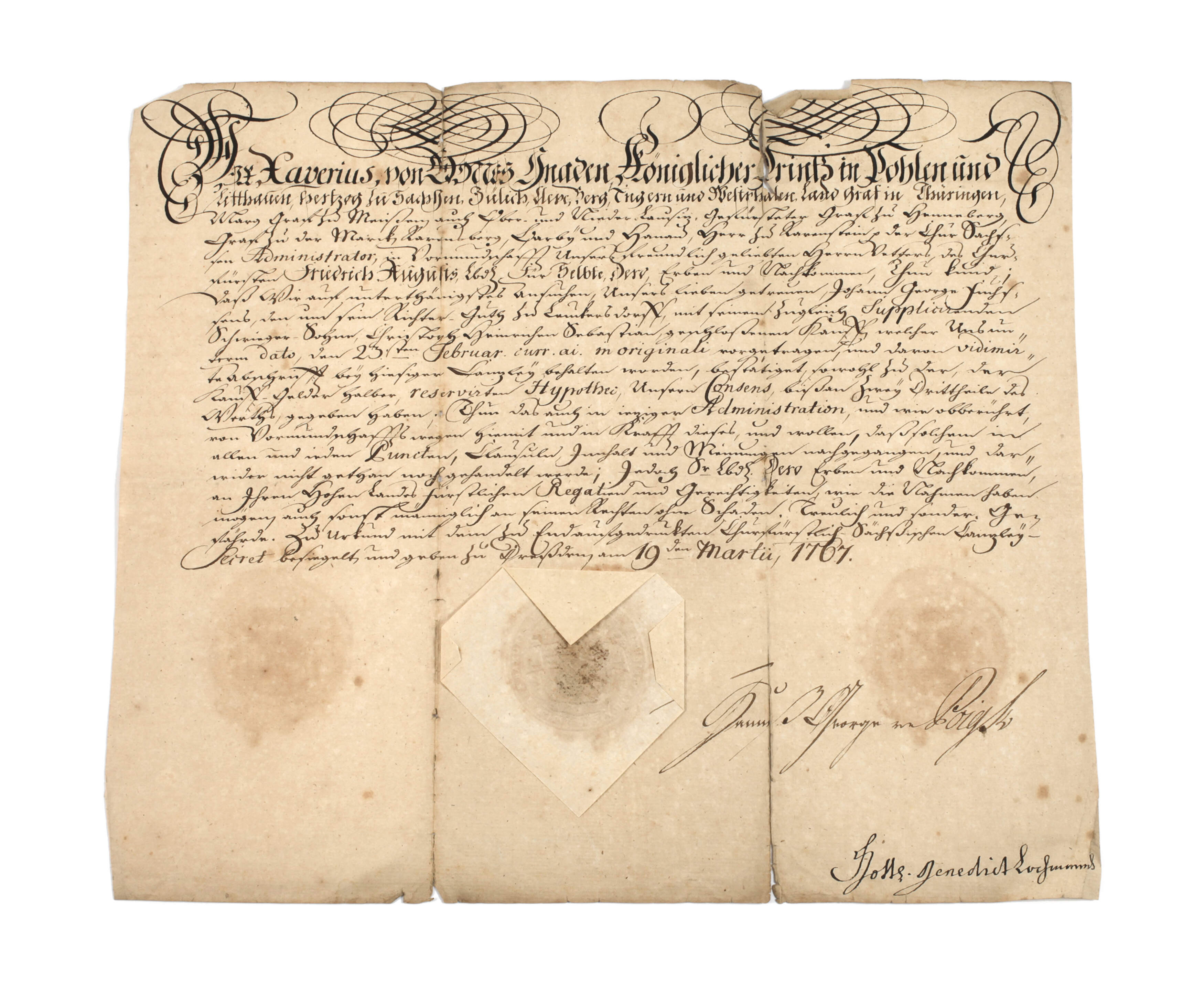 Historischer Vertrag