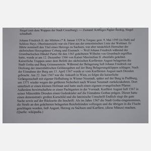 Historischer Brief des Rates von Creuzburg