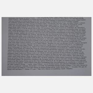 Historischer Brief des Rates von Gotha