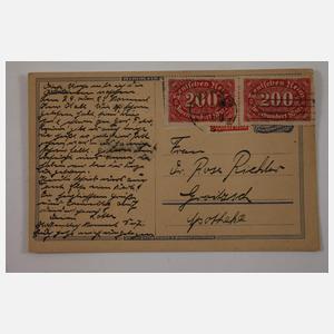 Konvolut alte Belege