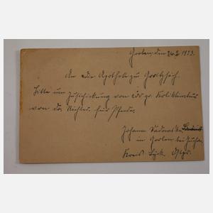 Konvolut alte Belege