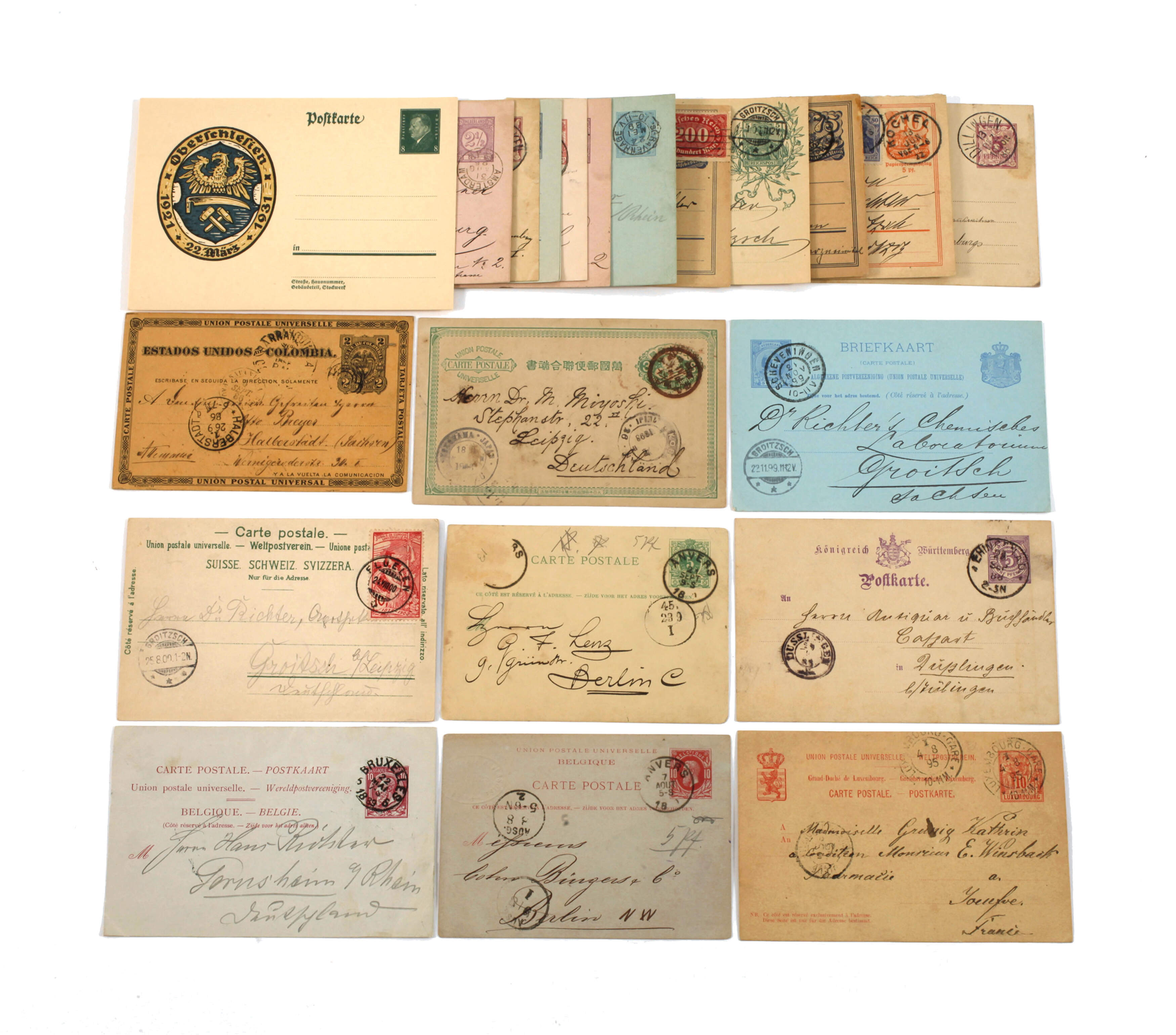 Konvolut alte Belege