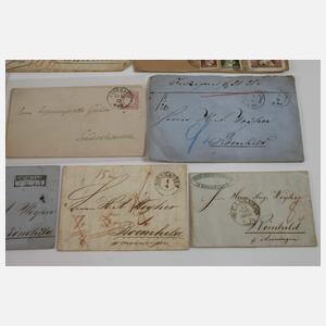 Konvolut alte Belege