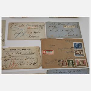 Konvolut alte Belege