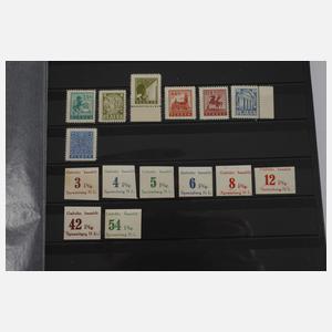 Konvolut Briefmarken Besatzung, Berlin und Welt