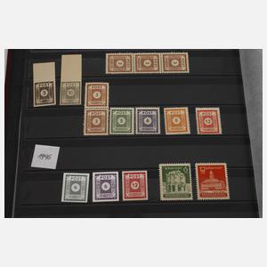 Konvolut Briefmarken Besatzung, Berlin und Welt