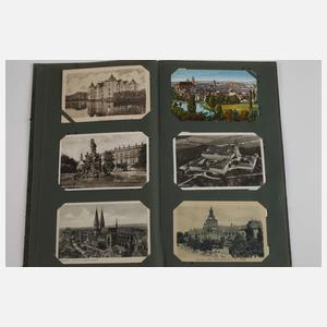 Zwei Ansichtskartenalben Deutschland