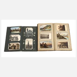 Zwei Ansichtskartenalben Deutschland
