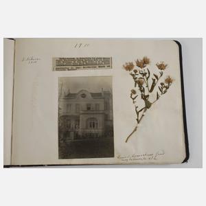 Ansichtskartenalbum in Form eines Tagebuchs