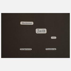 Ansichtskartenalbum Juist, Helgoland, Hamburg