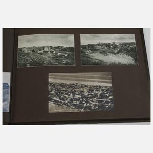 Ansichtskartenalbum Juist, Helgoland, Hamburg