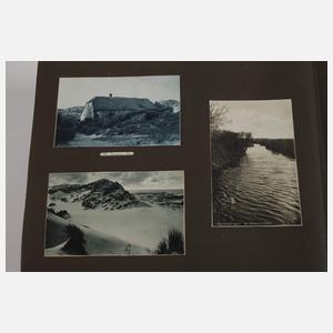 Ansichtskartenalbum Juist, Helgoland, Hamburg