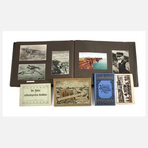 Ansichtskartenalbum Juist, Helgoland, Hamburg