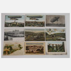 Konvolut Ansichtskarten Plauen und Umgebung