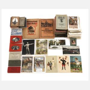 Konvolut Ansichtskarten und Stadtansichten