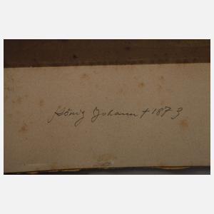 1Foto König Johann von Sachsen nebst Familie