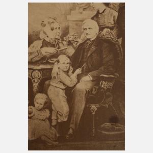 1Foto König Johann von Sachsen nebst Familie