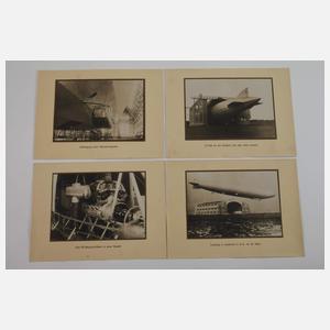 Zwei Fotomappen Zeppelin