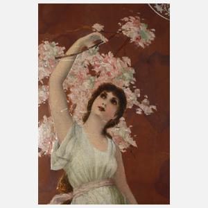 Prächtiges Jugendstilalbum mit Kinder CDVs