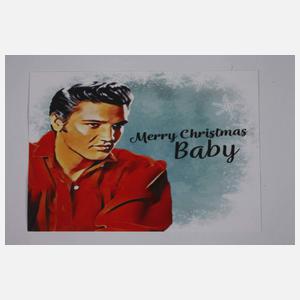 Elvis Presley, Karte und Autograf
