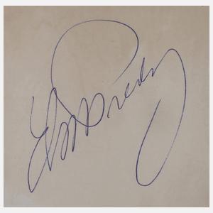 Elvis Presley, Autograf