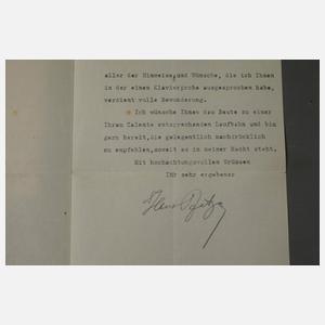 Teilnachlass Hans Pfitzner