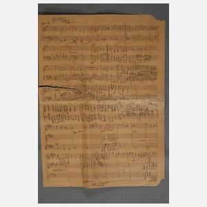 Teilnachlass Hans Pfitzner