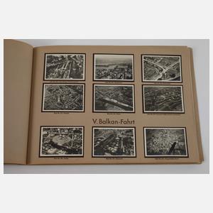 Zwei Zigarettenbilderalben Zeppelin-Weltfahrten