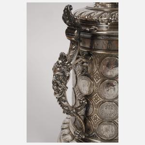 Großer Münzhumpen Silber