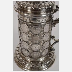 Großer Münzhumpen Silber