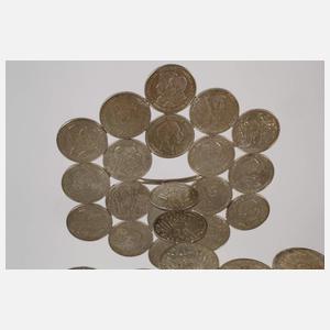 Münzleuchter Silber