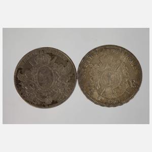 Konvolut historische Silbermünzen