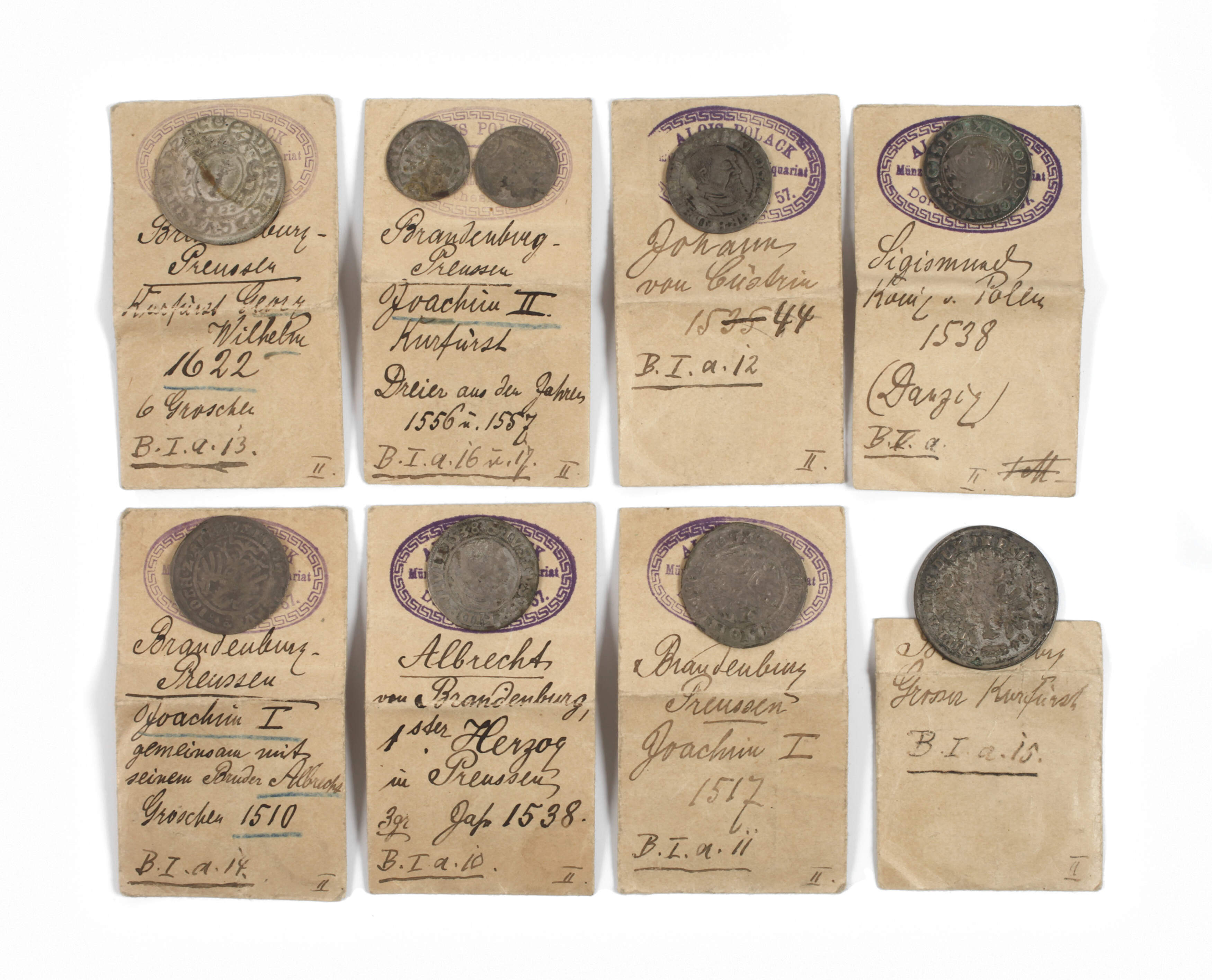 Konvolut historische Silbermünzen