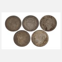 Konvolut Münzen Sachsen111