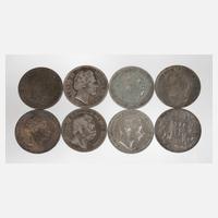 Konvolut 5 Mark Silbermünzen Kaiserreich111