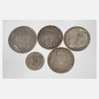 Konvolut Silbermünzen Sachsen111