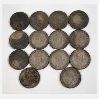 Konvolut 5 Reichsmark Silbermünzen111