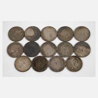 Konvolut 5 Reichsmark Silbermünzen111